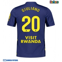 Camisa de Futebol Atletico Madrid Giuliano Simeone #20 Equipamento Secundário 2025-26 Manga Curta